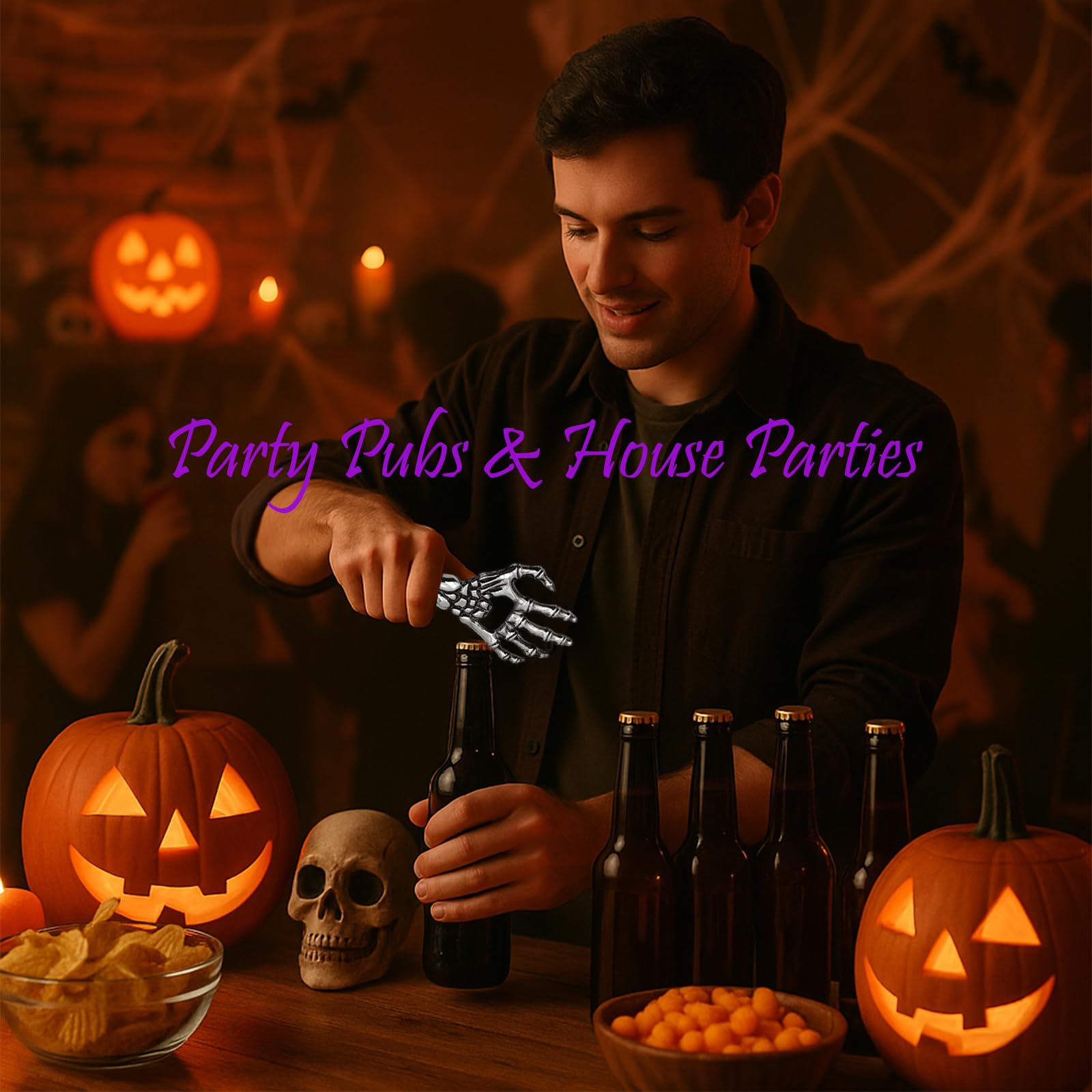 Sarcidery Skeleton Bottle Opener packaging included for gifting.