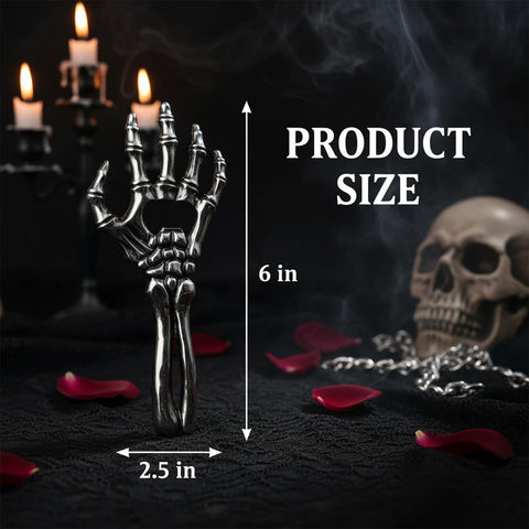Sarcidery Skeleton Bottle Opener grip detail showing sculpted joints.