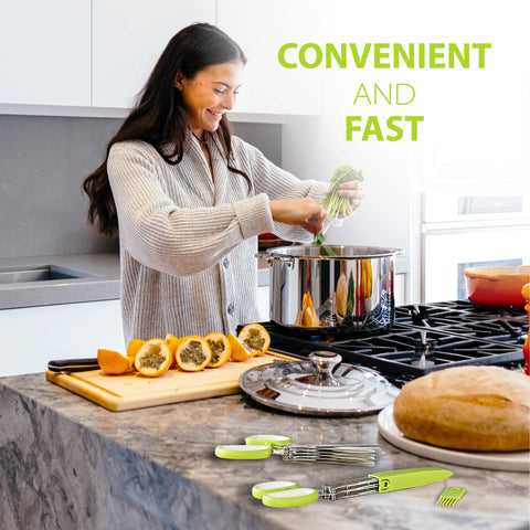 Dishwasher-safe design supports quick cleanup after cooking.