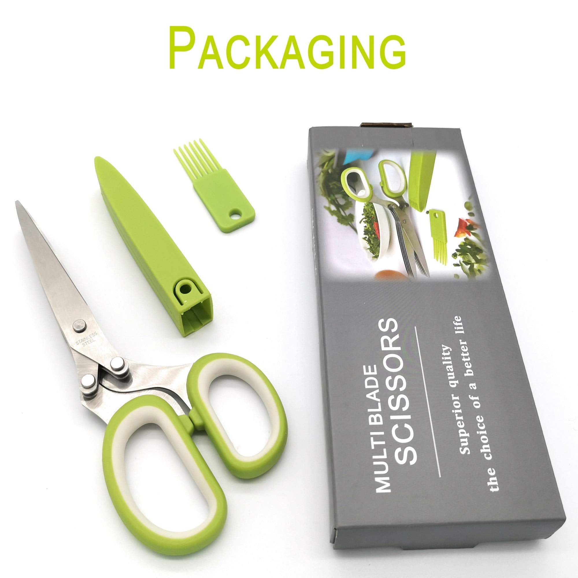 SASACIA herb scissors ready for versatile home tasks and quick prep.