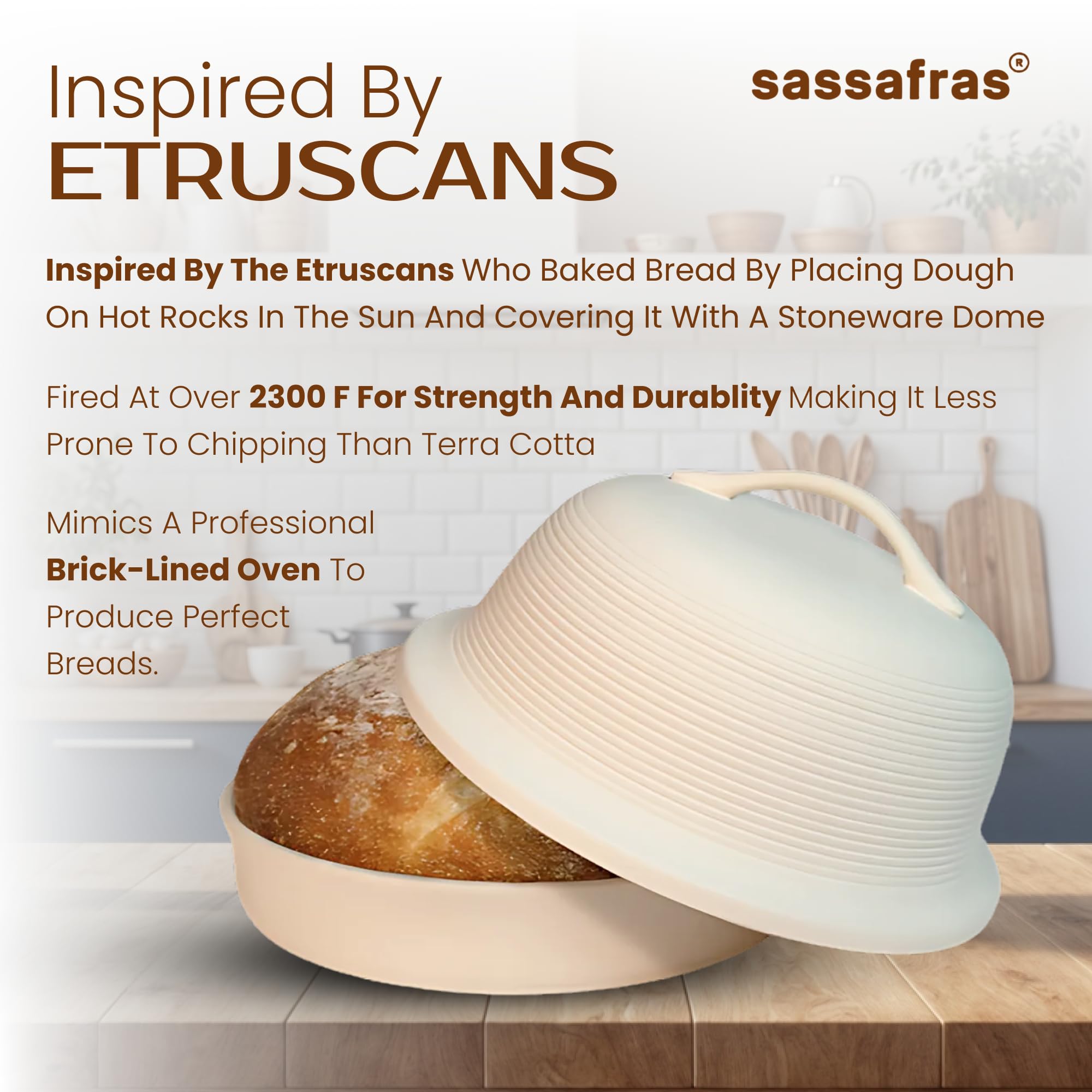 Sassafras Superstone La Cloche side-handle showing easy handling