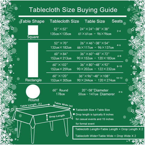 SASTYBALE 60x102 green tablecloth with holly leaves elevates holiday table decor.