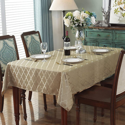 SASTYBALE jacquard tablecloth catering event ready for gatherings.
