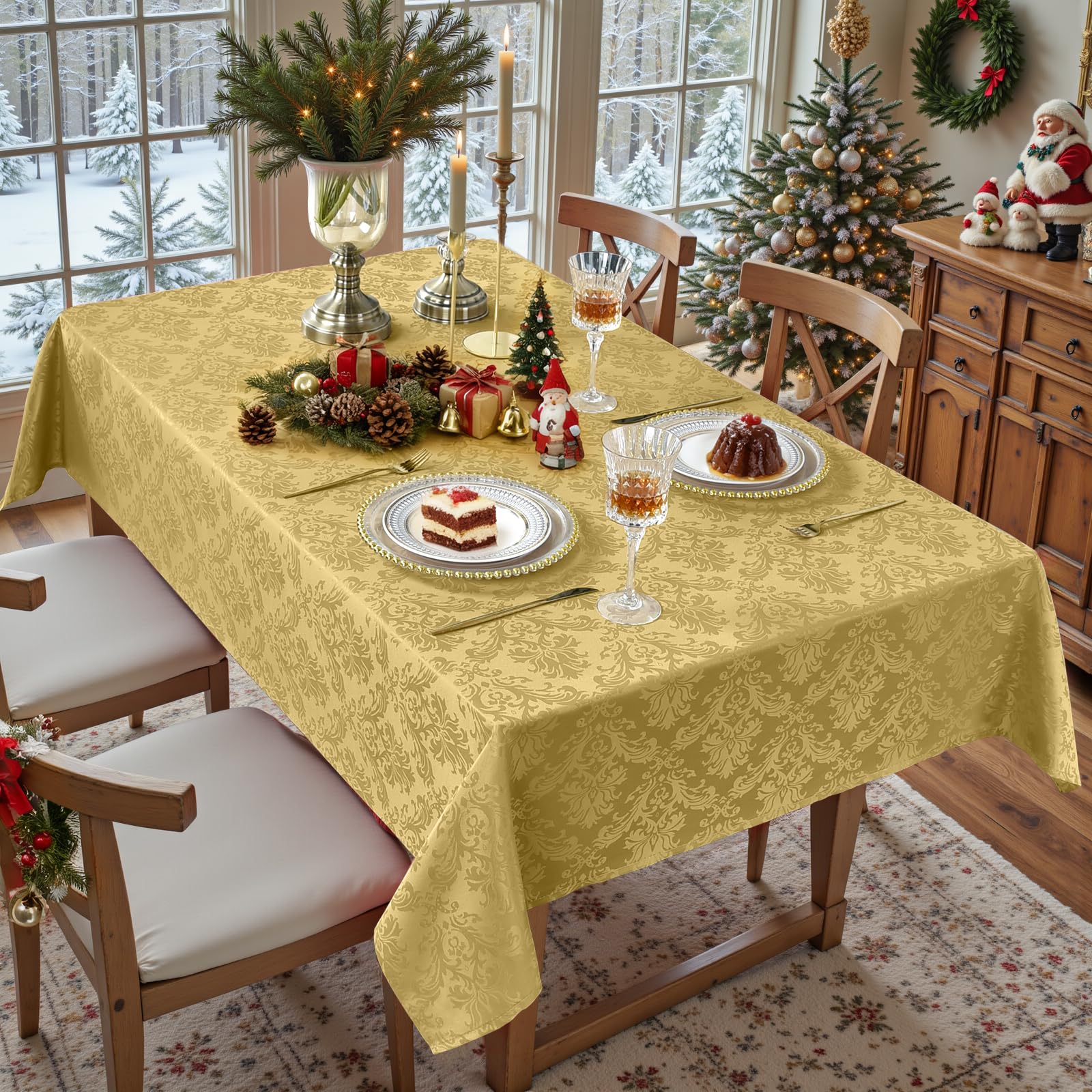 SASTYBALE spill-proof fabric protects tables during dinners and outdoor parties