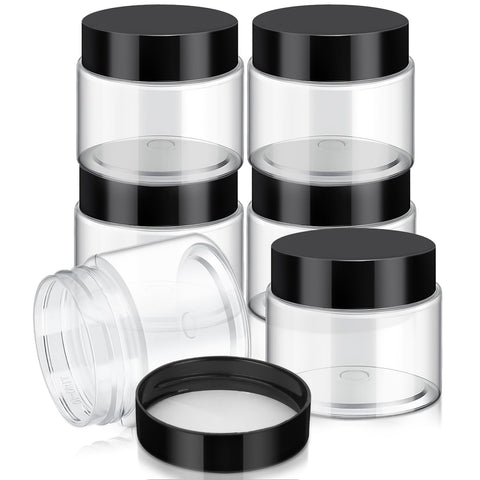 SATINIOR PET plastic jars resist impact for everyday use.