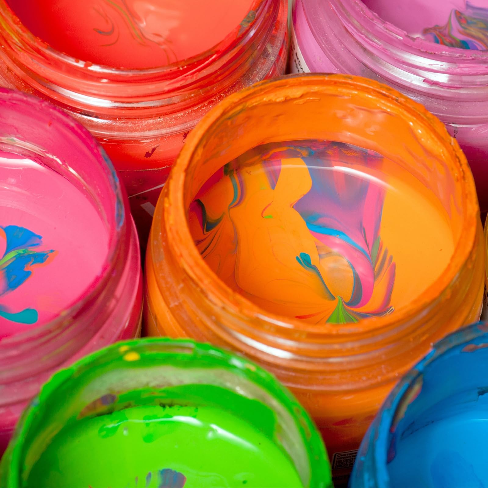 SATINIOR reusable jars offer durable storage for crafts, paints, and party favors.