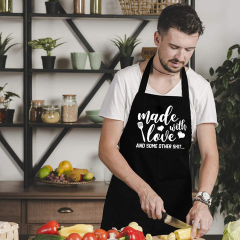 Saukore multi-purpose apron ideal for home cooking, baking, and grilling.