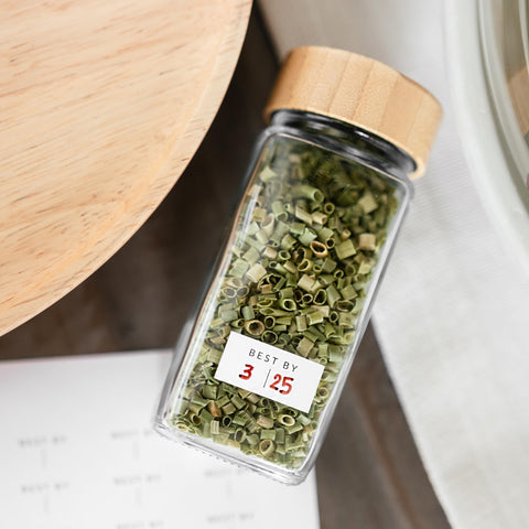 Savvy & Sorted complete 4 oz spice jar set for everyday use.
