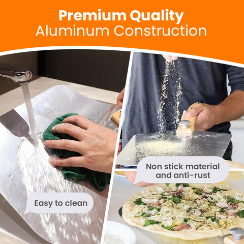 SAVVY KITCHEN AND HOME SKH sturdy transfer to move pizza cleanly