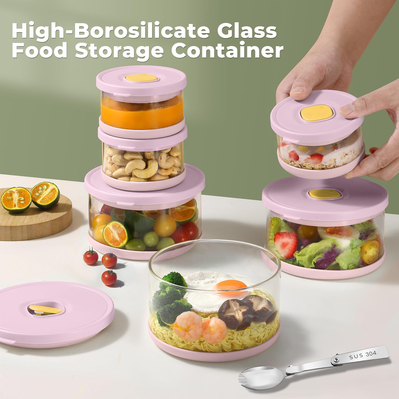 Sayape airtight lid with vent valve preserves freshness