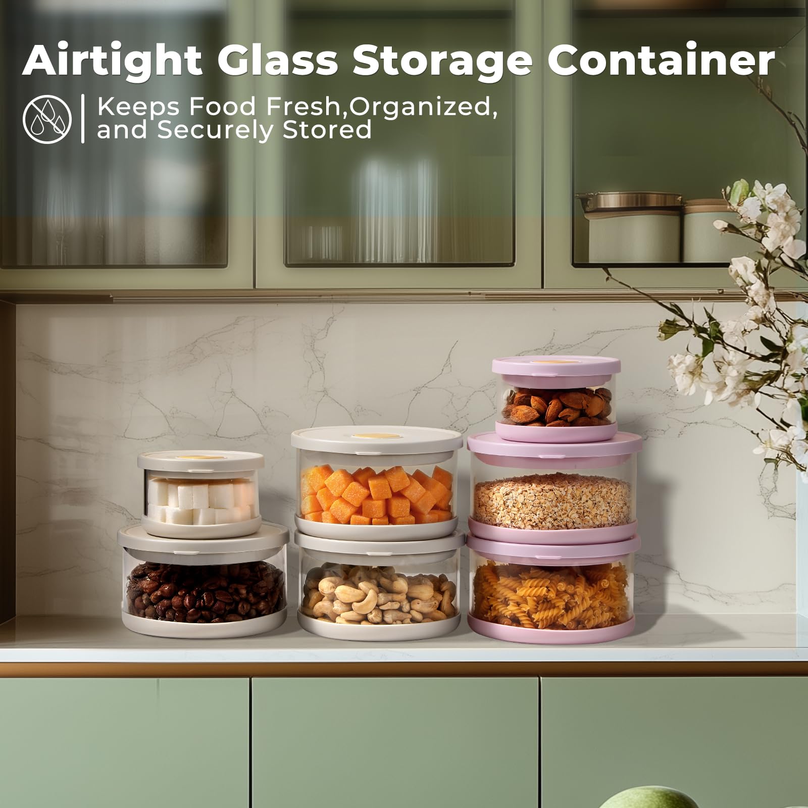Sayape microwave/oven/freezer safe glass container for versatile storage