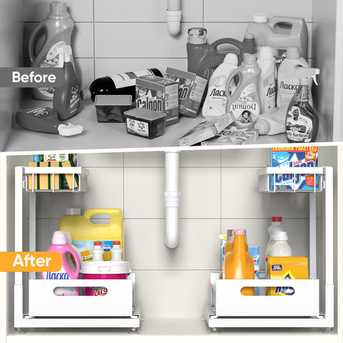 Saydear height-adjustable design adapts to different cabinet heights