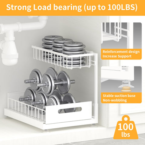 Saydear premium metal construction provides durable, long-lasting storage