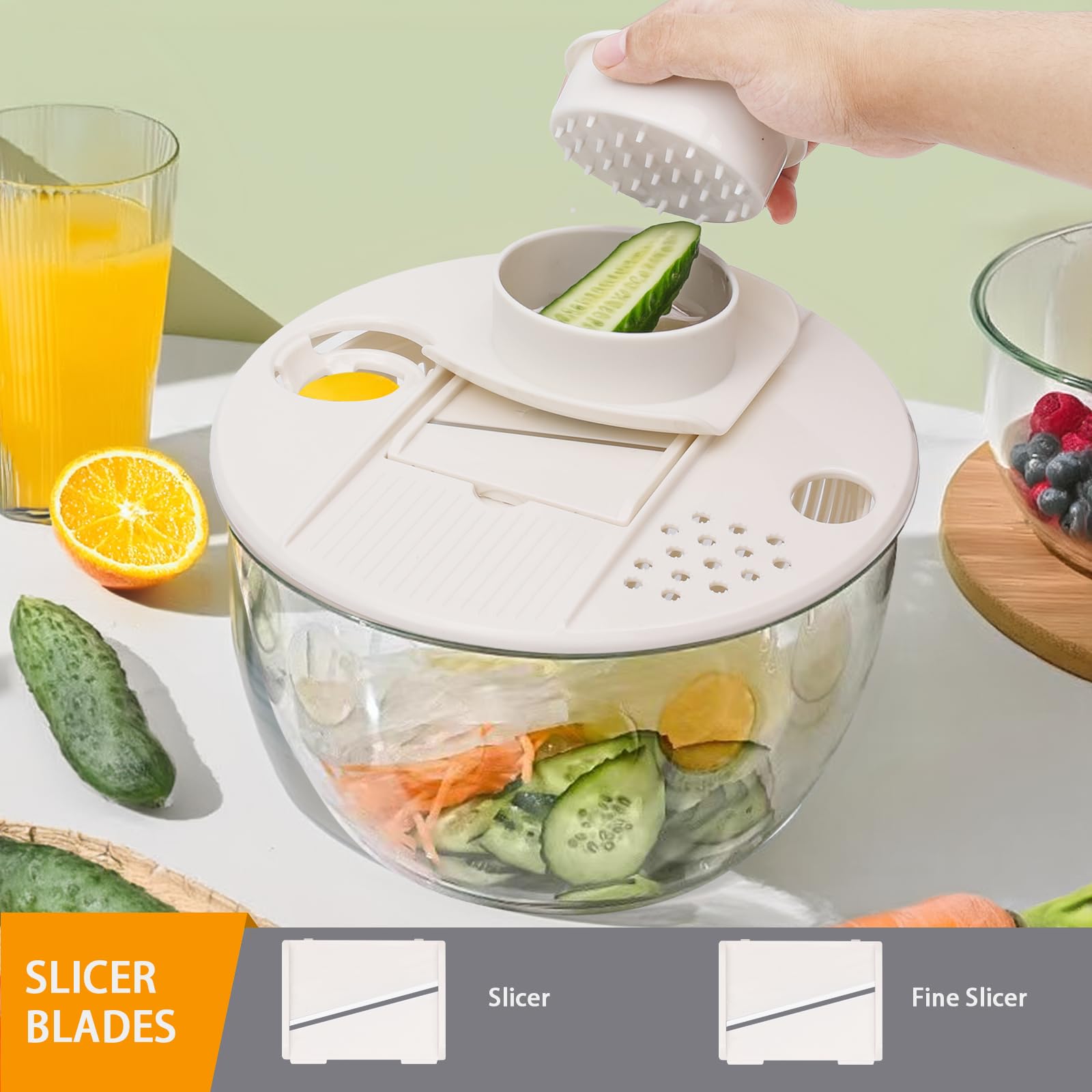 SAYIHEXIHE mandoline-slicer-blades provide precise cuts for uniform ingredients