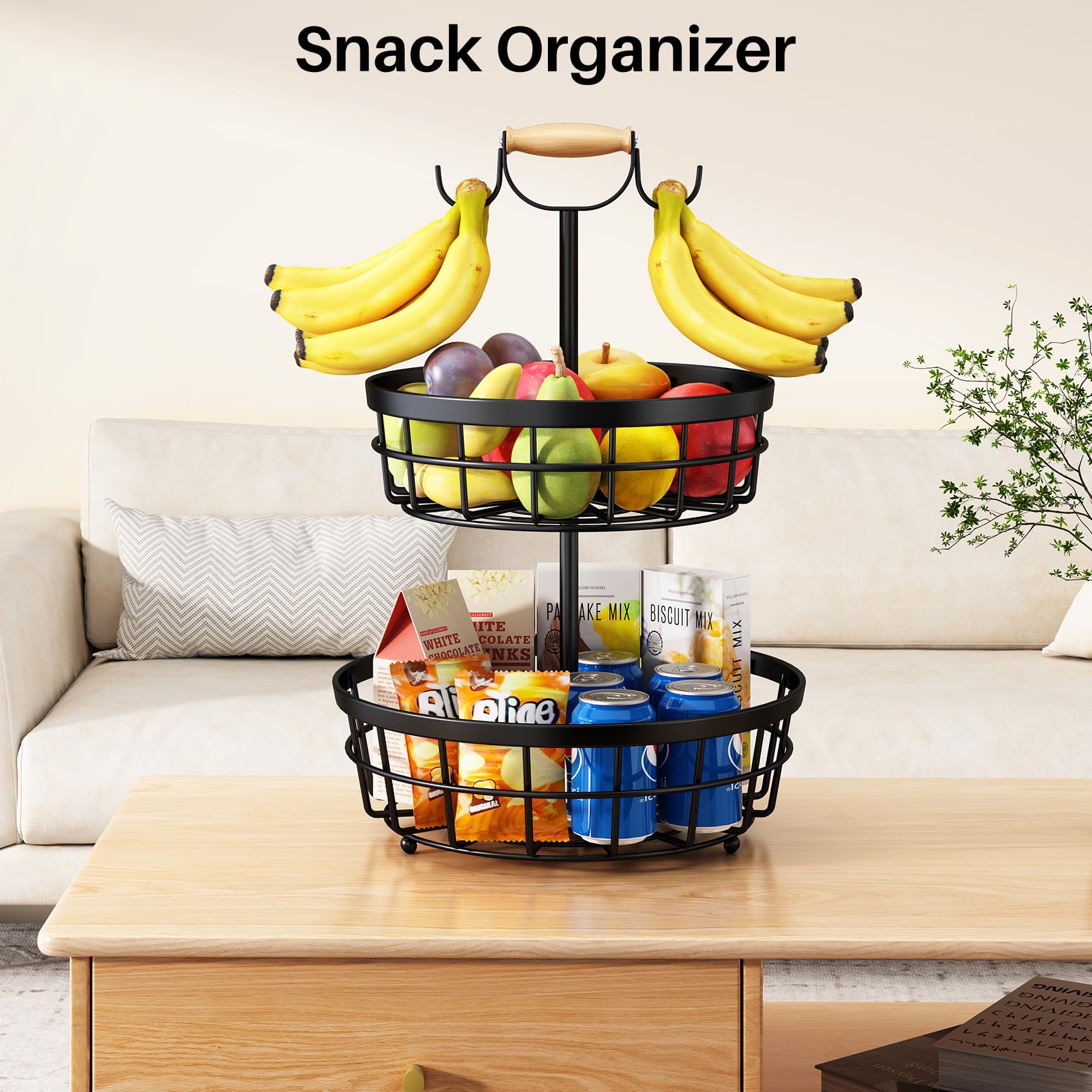 SAYZH Kitchen countertop display adds stylish, functional decor.