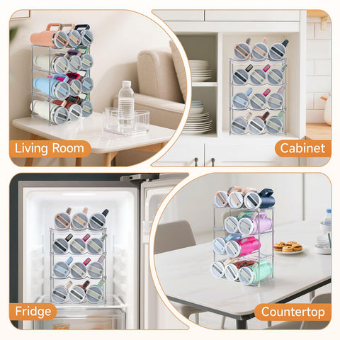 Sbosbo durable construction supports up to 40-ounce bottles.