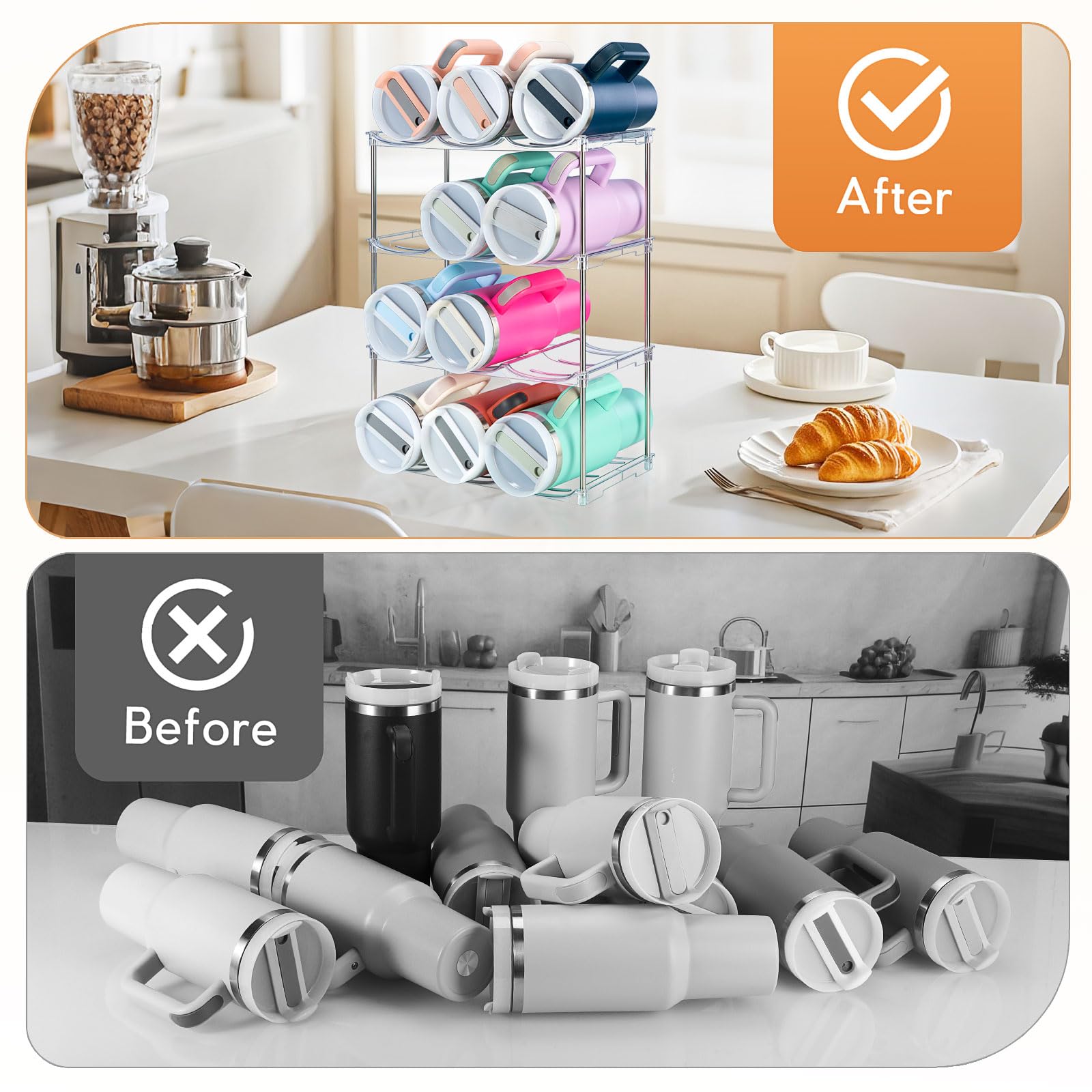 Sbosbo easy-to-assemble organizer takes about one minute.
