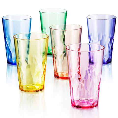 SCANDINOVIA colorful plastic tumblers add vibrant charm to dining and entertaining.