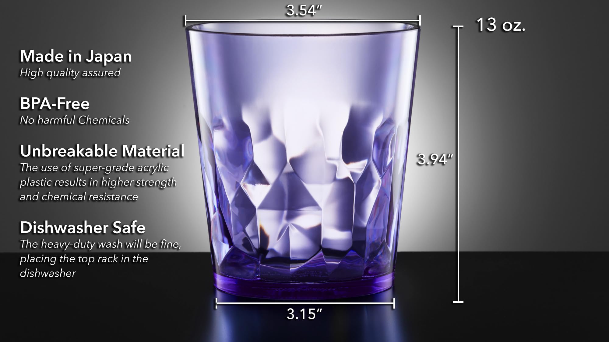 SCANDINOVIA dishwasher-safe glassware designed for easy cleanup.
