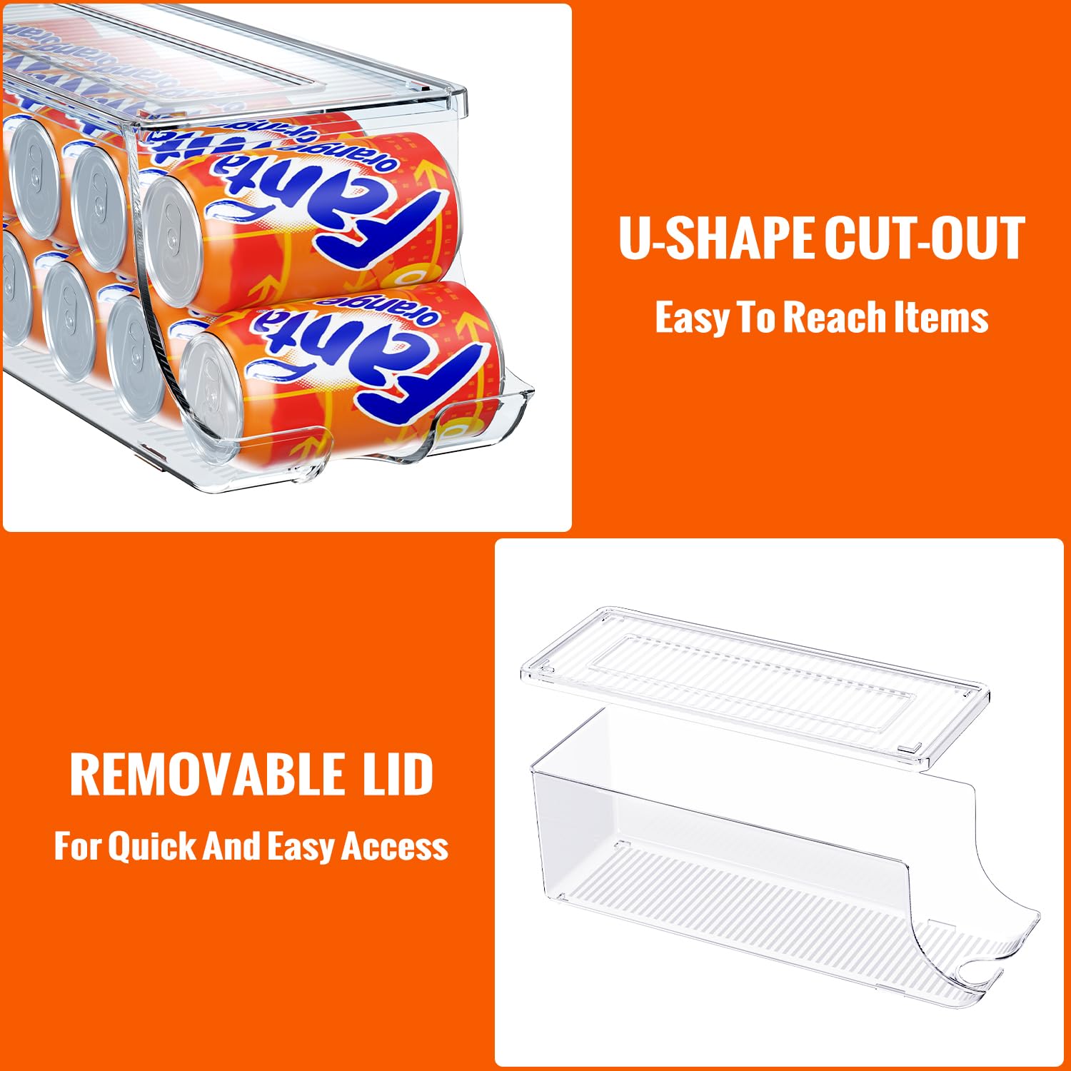 SCAVATA airtight lid protects drinks from dust and odors while stacking.