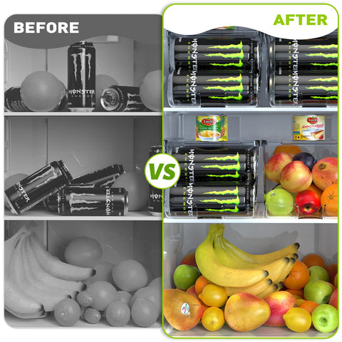 SCAVATA airtight lid storage seals contents and minimizes fridge odors