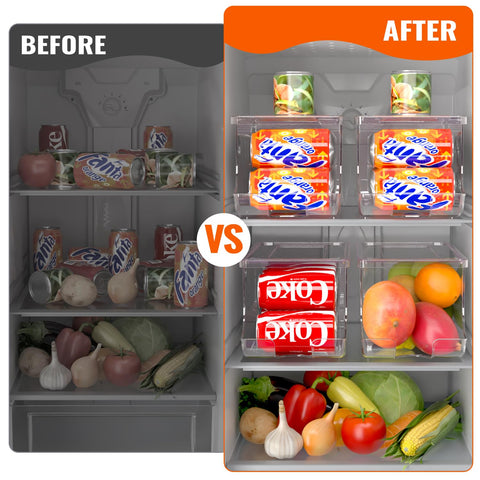 SCAVATA can organizer fitting soda and sports drinks neatly