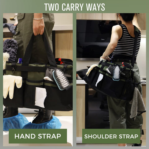 SCAVATA side pockets provide quick access to essential cleaning items