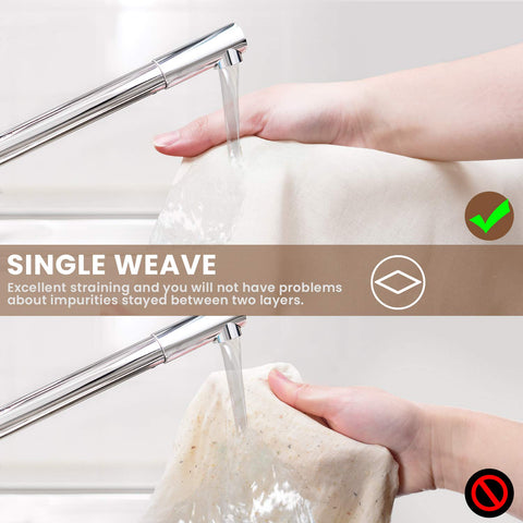 SCENG 15x15 cheesecloth in use for yogurt to improve texture
