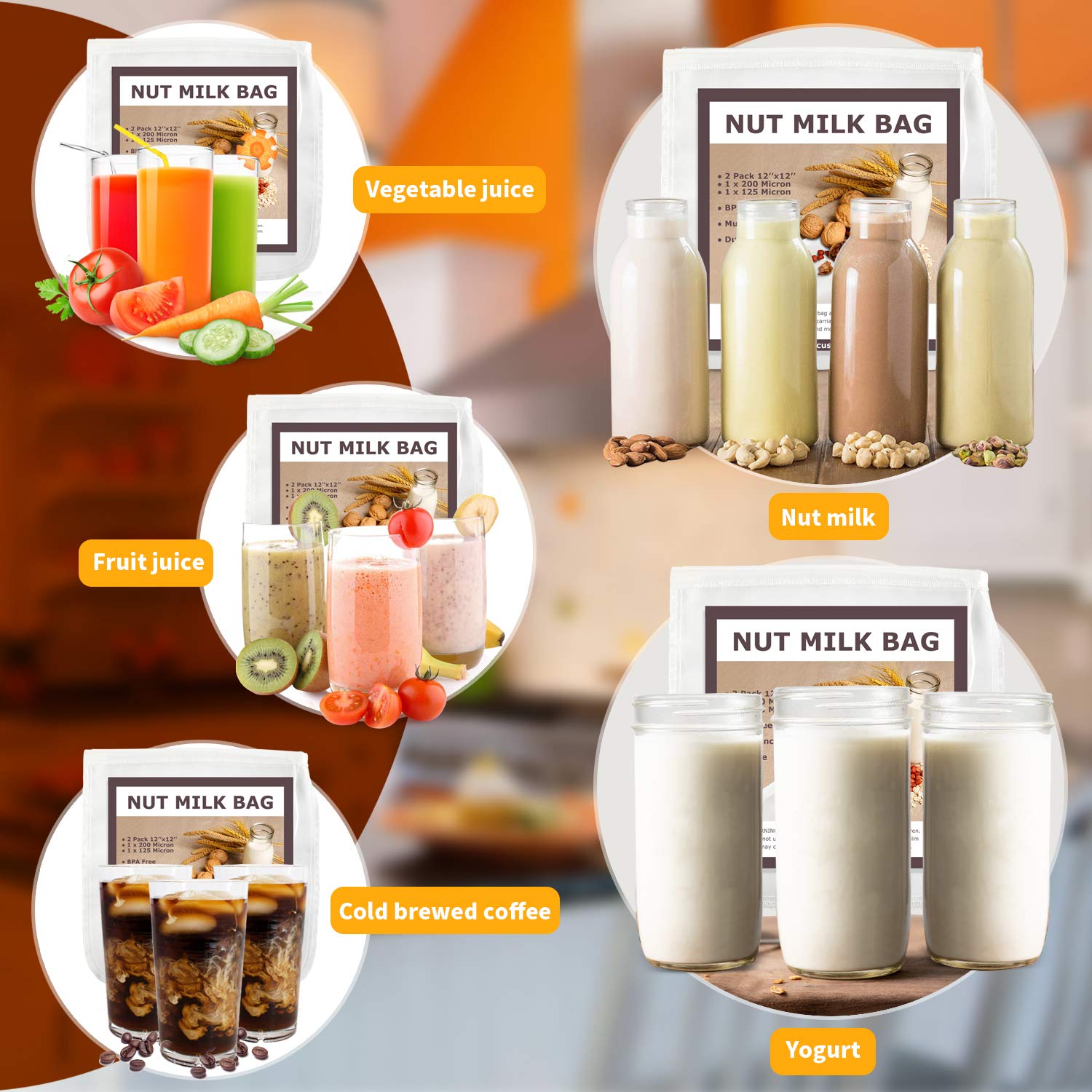 SCENGCLOS bags support cold brew coffee and home brewing experiments.