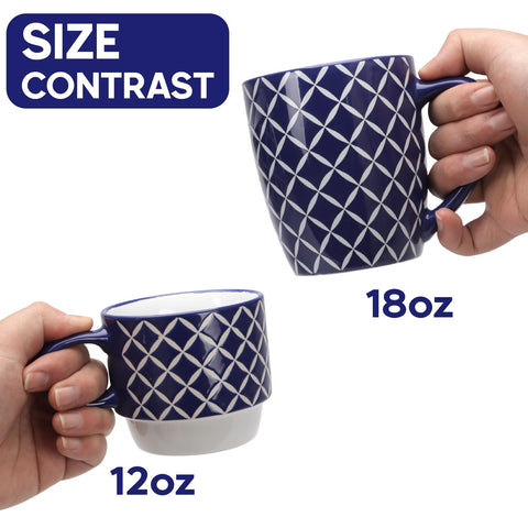 Schliersee 18oz mug in stoneware finish, durable everyday use.