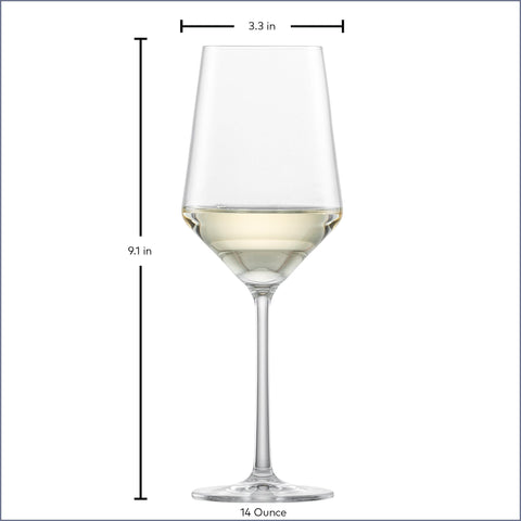 Schott Zwiesel Pure Sauvignon Blanc glass showcased on a stylish table setting