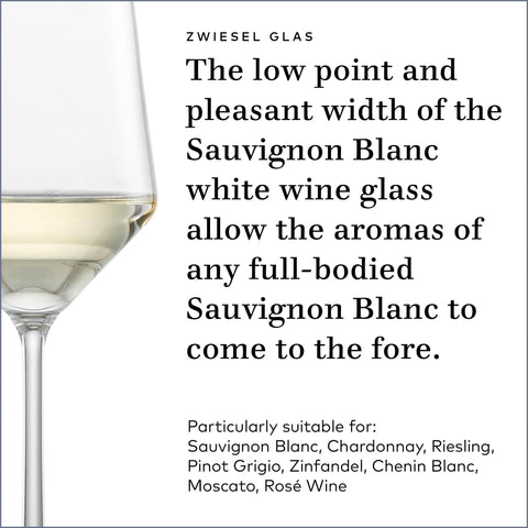 Schott Zwiesel Pure Sauvignon Blanc glass made from Tritan crystal for durability