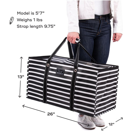 SCOUT Errand Boy tote with breakaway zipper for open or secured use.