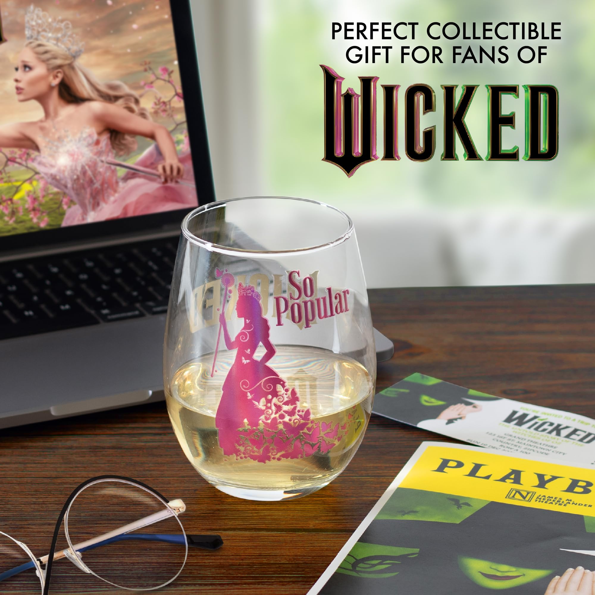 SCS Direct Wicked Glinda foil detail with pink So Popular
