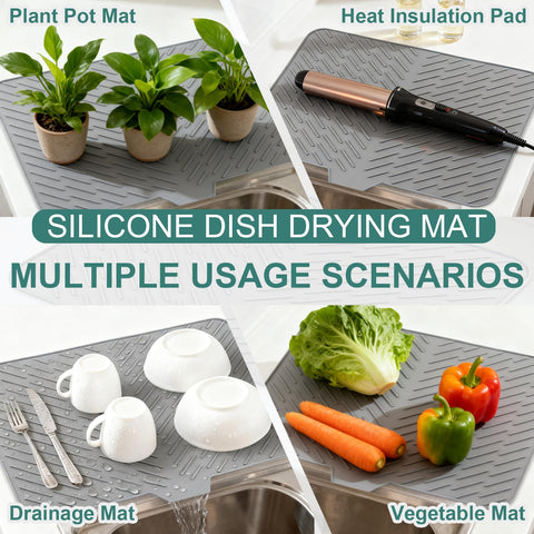 SCYFREID mat folds for compact storage and easy cleanup.