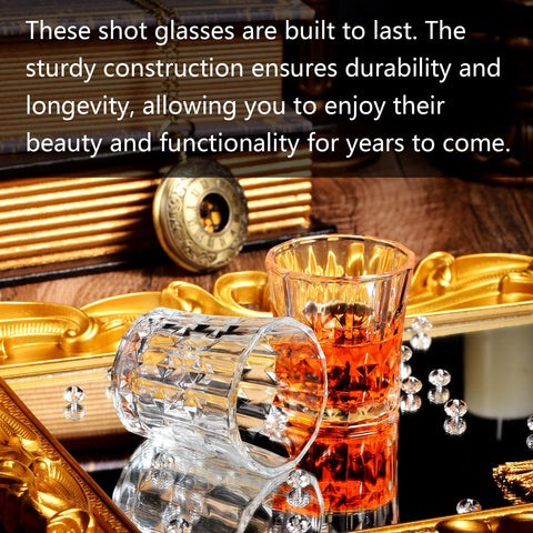 Sdatook tequila shot glasses emphasize durability and reliable pour for repeated toasts