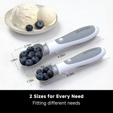 SEAINGO ergonomic handle designed for comfortable grip during scooping
