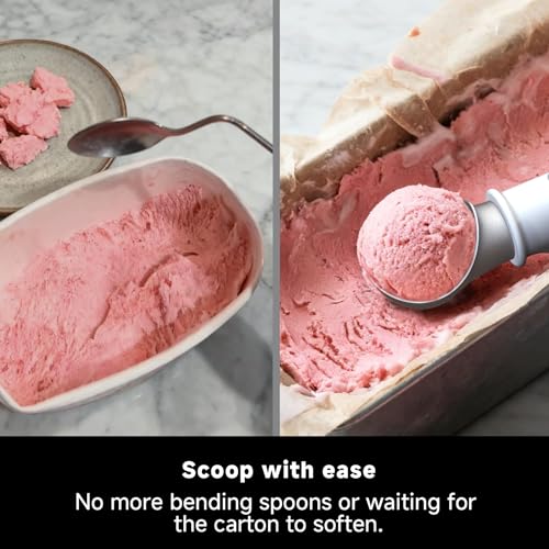 SEAINGO heated scoop demonstrates fast dual-temperature heating in use
