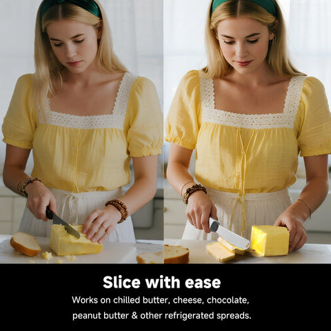 SEAINGO 4-in-1 tool for spread, slice, ribbon, curl on bread