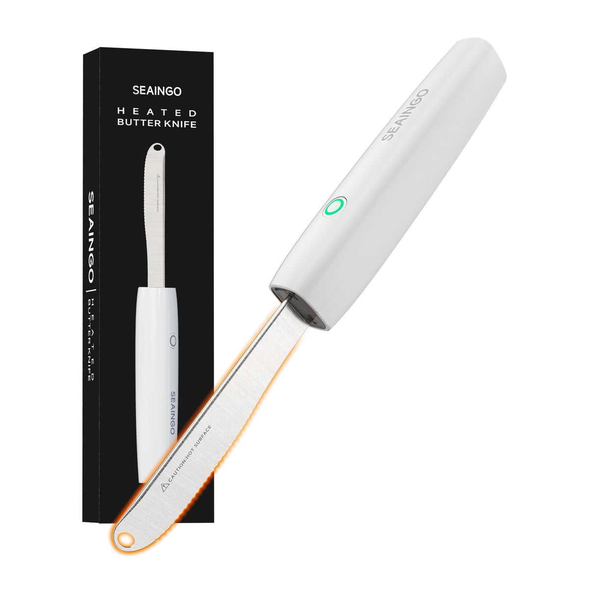 SEAINGO Heating Butter Knife Spreader cordless design for smooth spreading