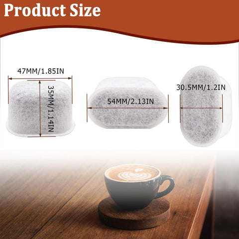 Seamaka Breville espresso water purification filters help prevent mineral buildup.