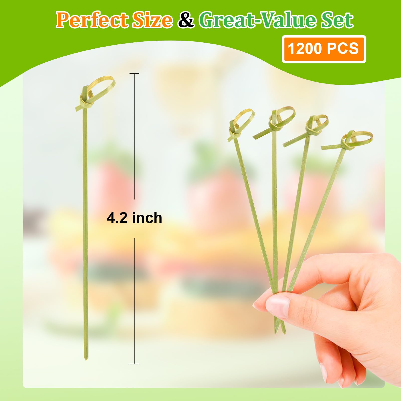 SEANSDA appetizer skewers decorate platters and boost eye-catching food displays