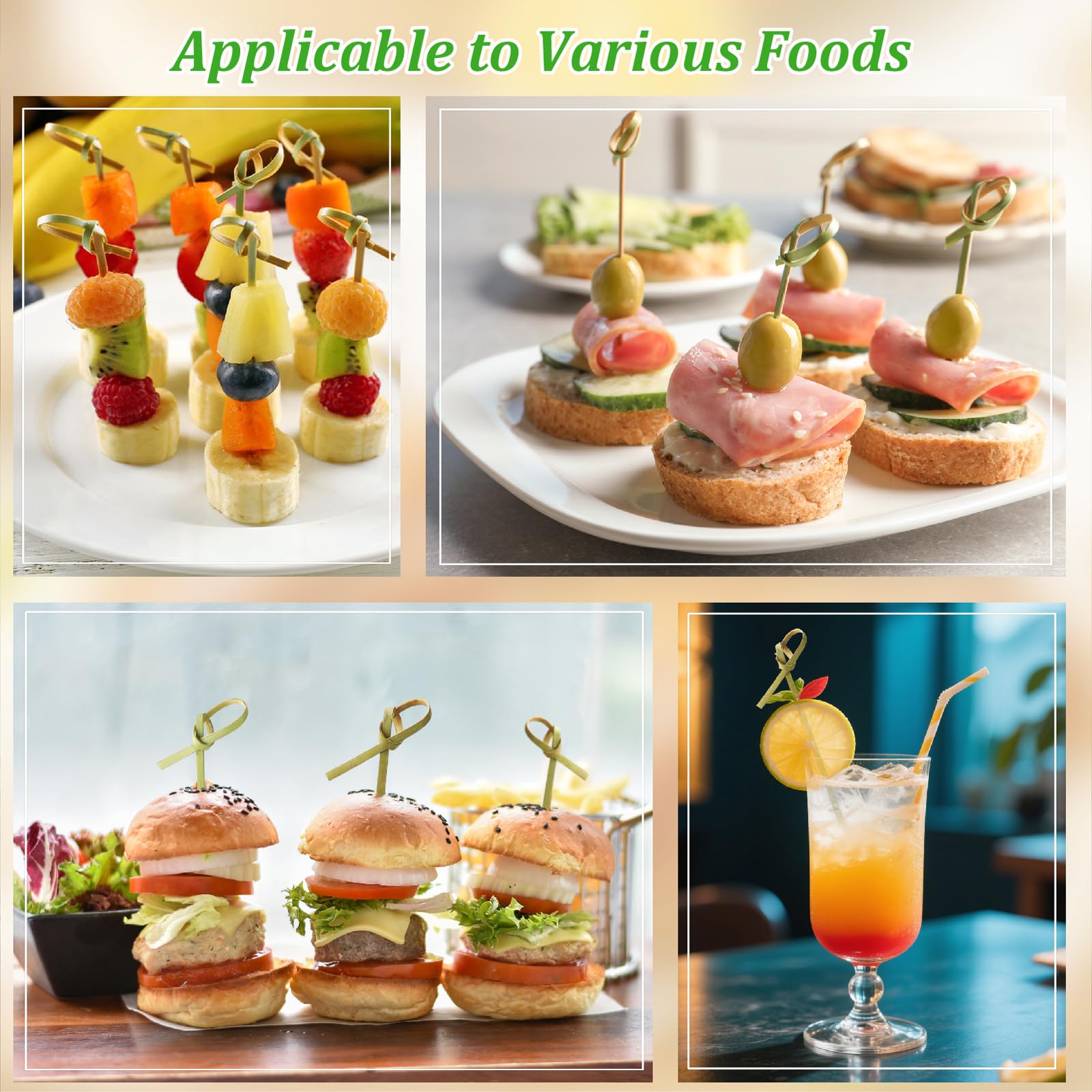 SEANSDA eco-friendly bamboo material supports sustainable serving options