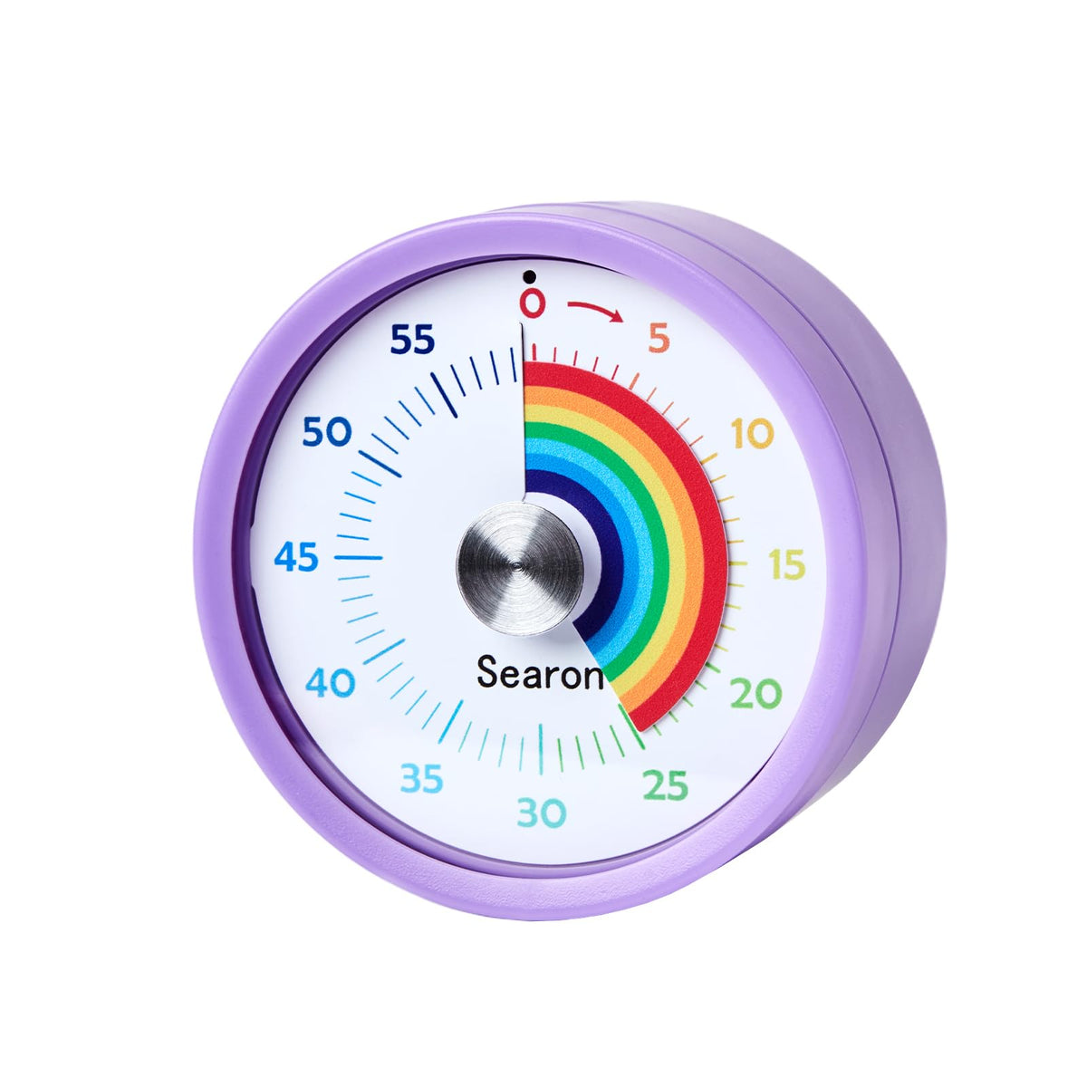 Searon timer with dial setting for quick, precise minute adjustments.