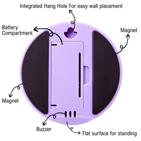 Searon timer pause function enables flexible timing during activities.