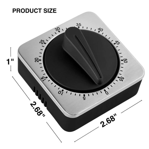 Searon timer emits a loud mechanical alarm in a busy kitchen