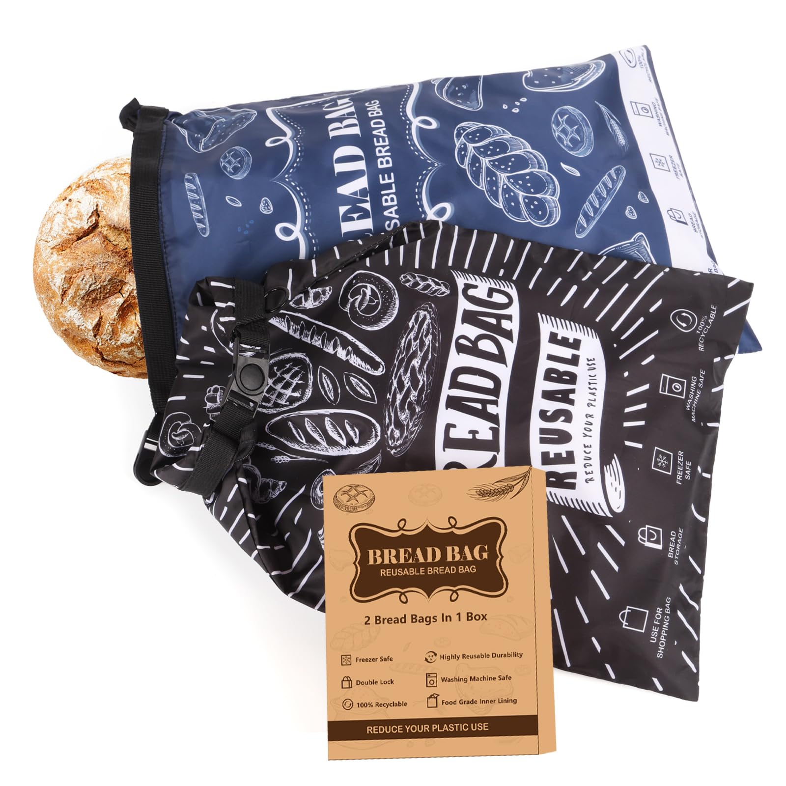 Seaury Kareen bread bag ideal gift for bakers and eco-conscious cooks.