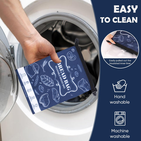 Seaury Kareen bread bag durability highlights tear-resistant fabric for long-term reuse.