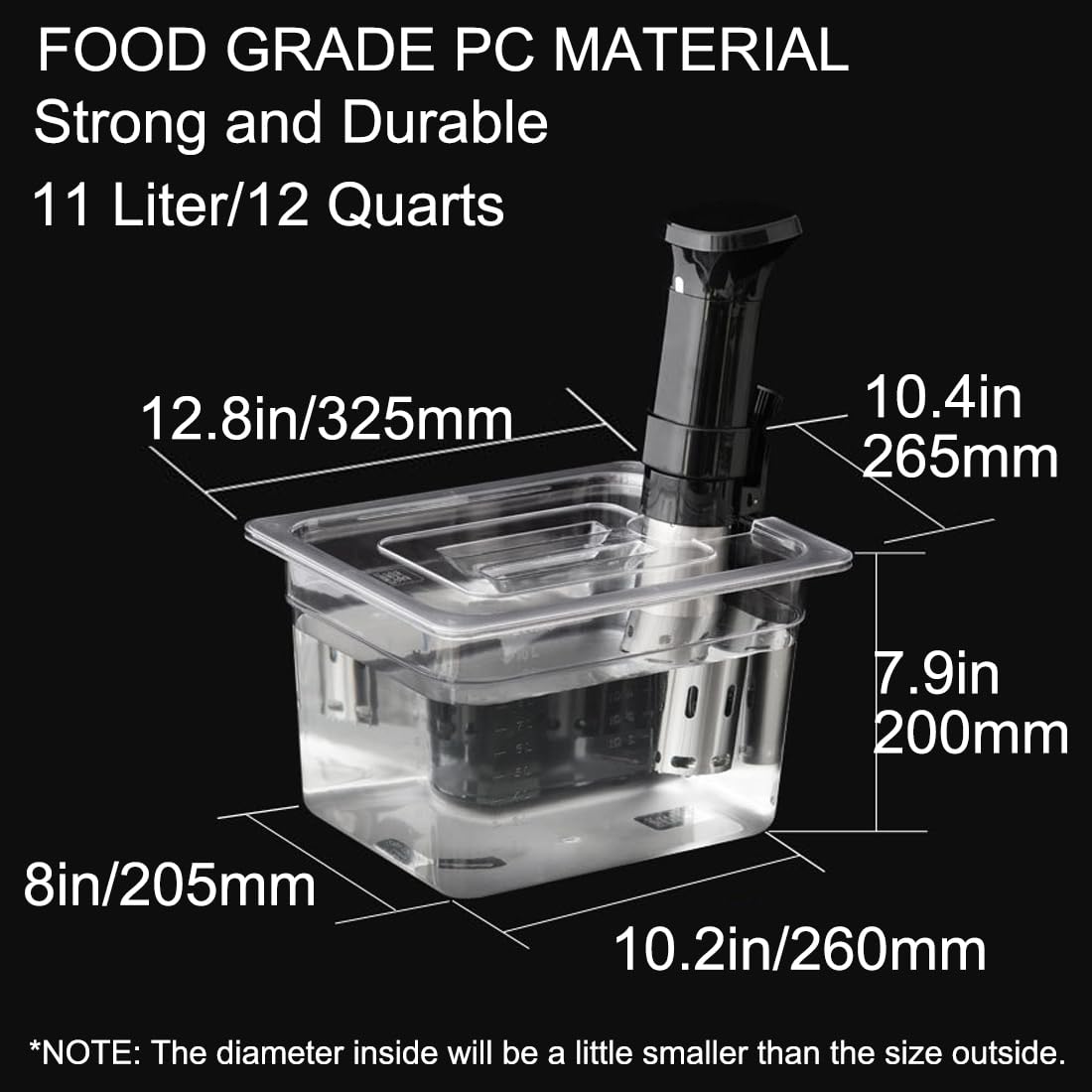 SEAYIN accessories kit included with container for complete setup