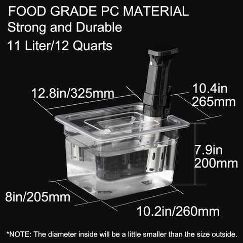 SEAYIN accessories kit included with container for complete setup